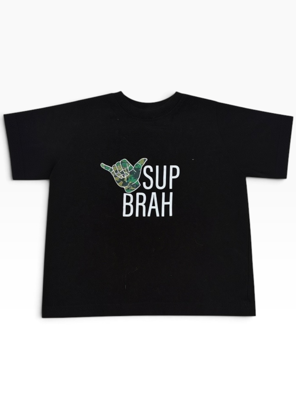 Camouflage Shaka 🤙 'Sup Brah' Hawaii Tee